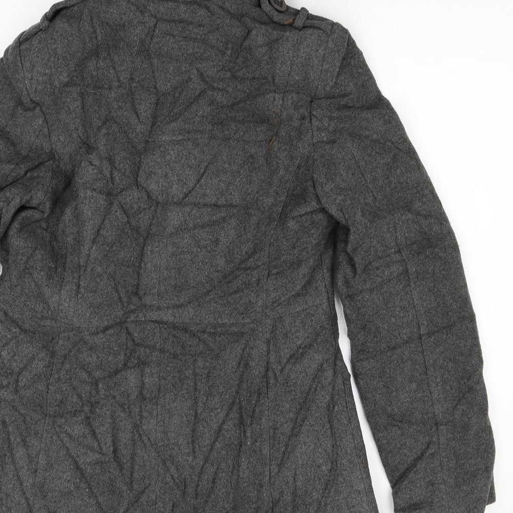 Womens UK Size 12 NEXT Grey Overcoat