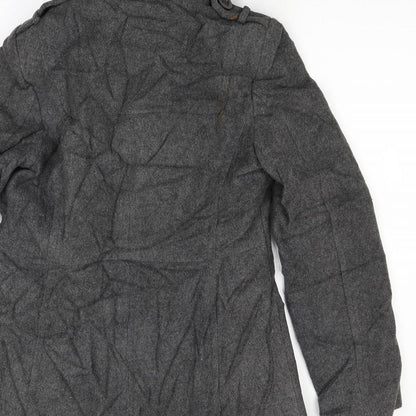 Womens UK Size 12 NEXT Grey Overcoat