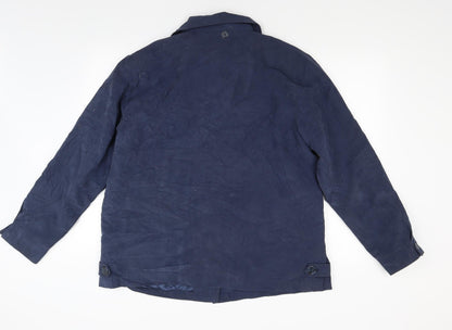 Charlotte James Womens Blue   Jacket Coat Size 18