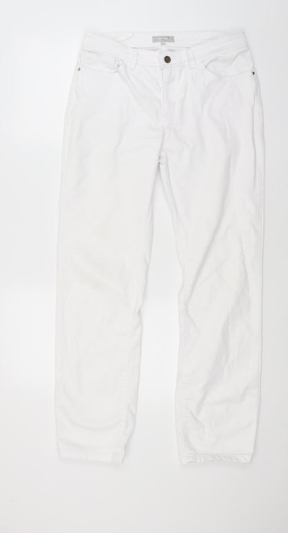 peruna Womens White  Denim Skinny Jeans Size 10 L27 in