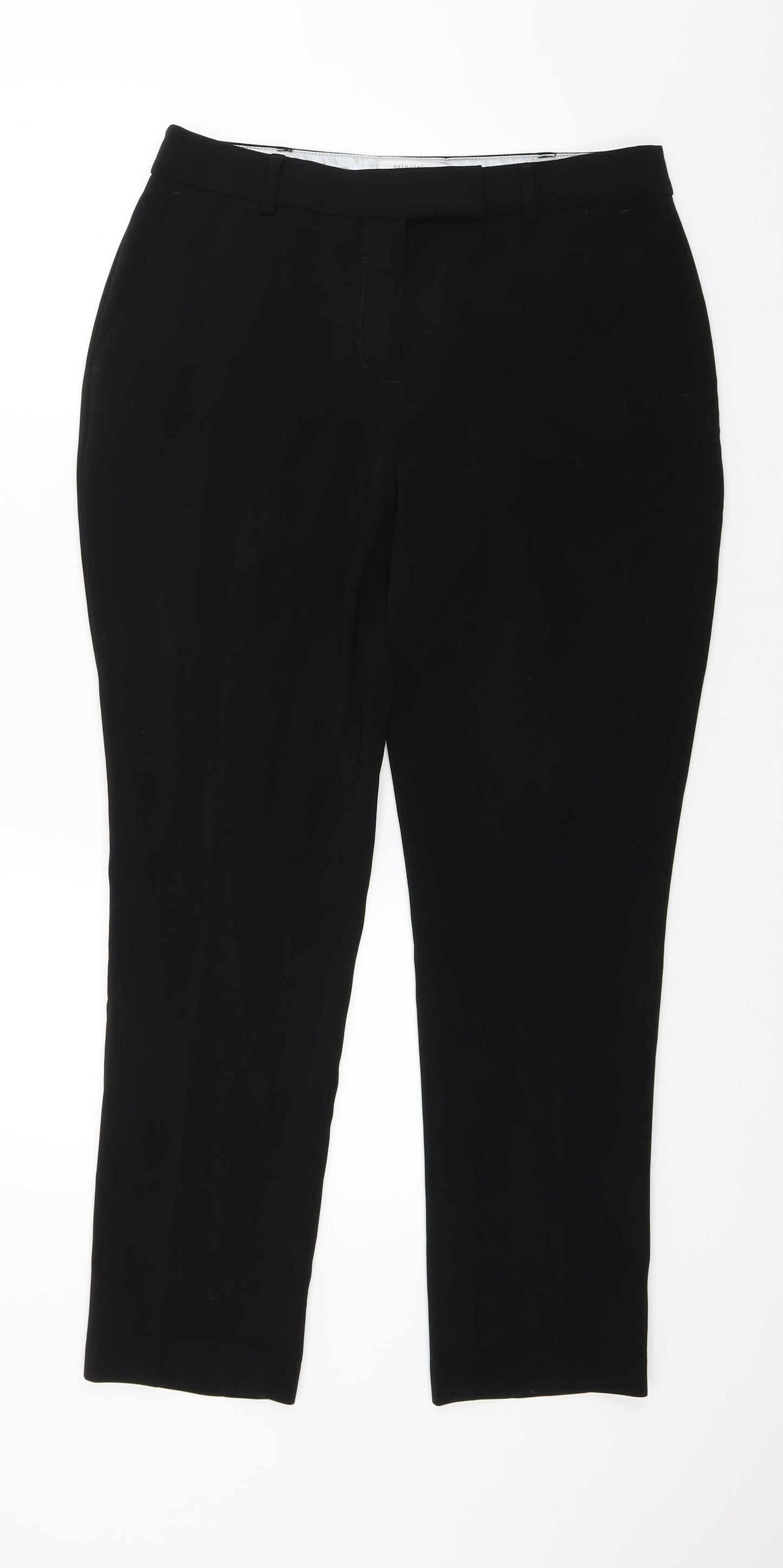 Womens UK Size 12 Principles Regular Fit  Black Trousers