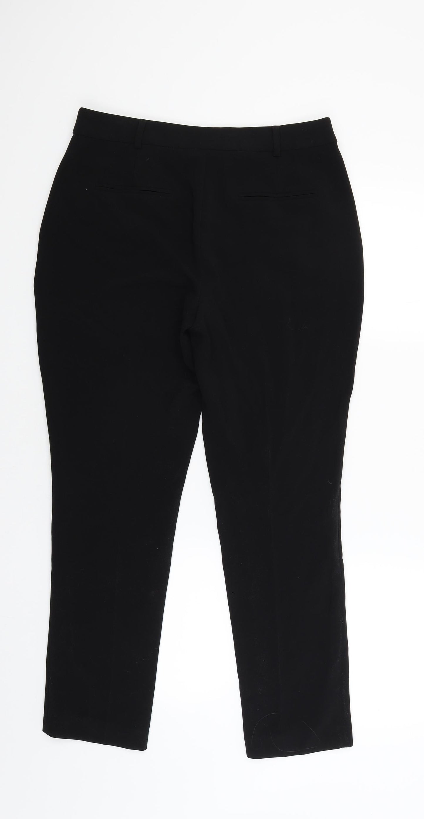 Womens UK Size 12 Principles Regular Fit  Black Trousers