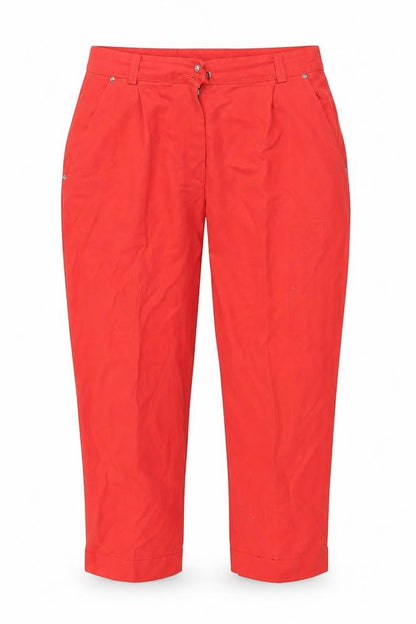 Wichile Womens Red   Capri Trousers Size 14 L25 in
