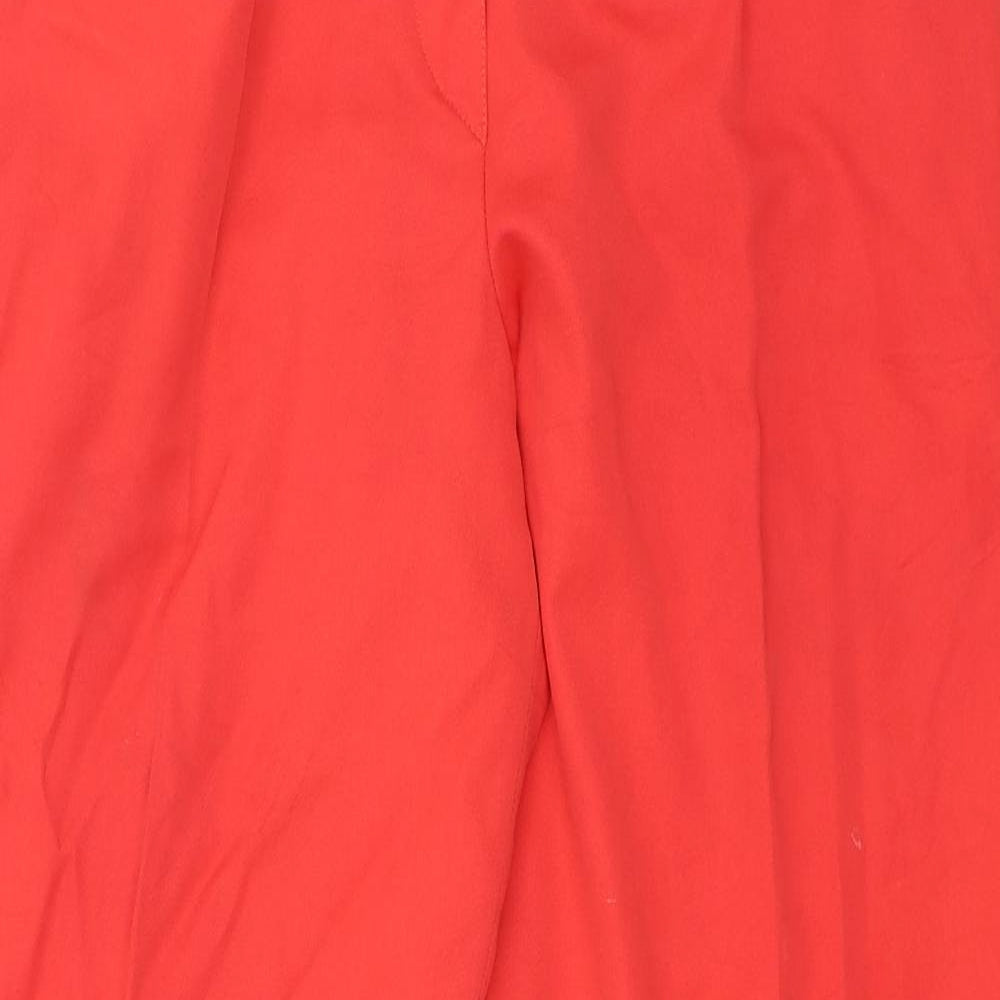 Wichile Womens Red   Capri Trousers Size 14 L25 in