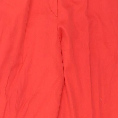 Wichile Womens Red   Capri Trousers Size 14 L25 in