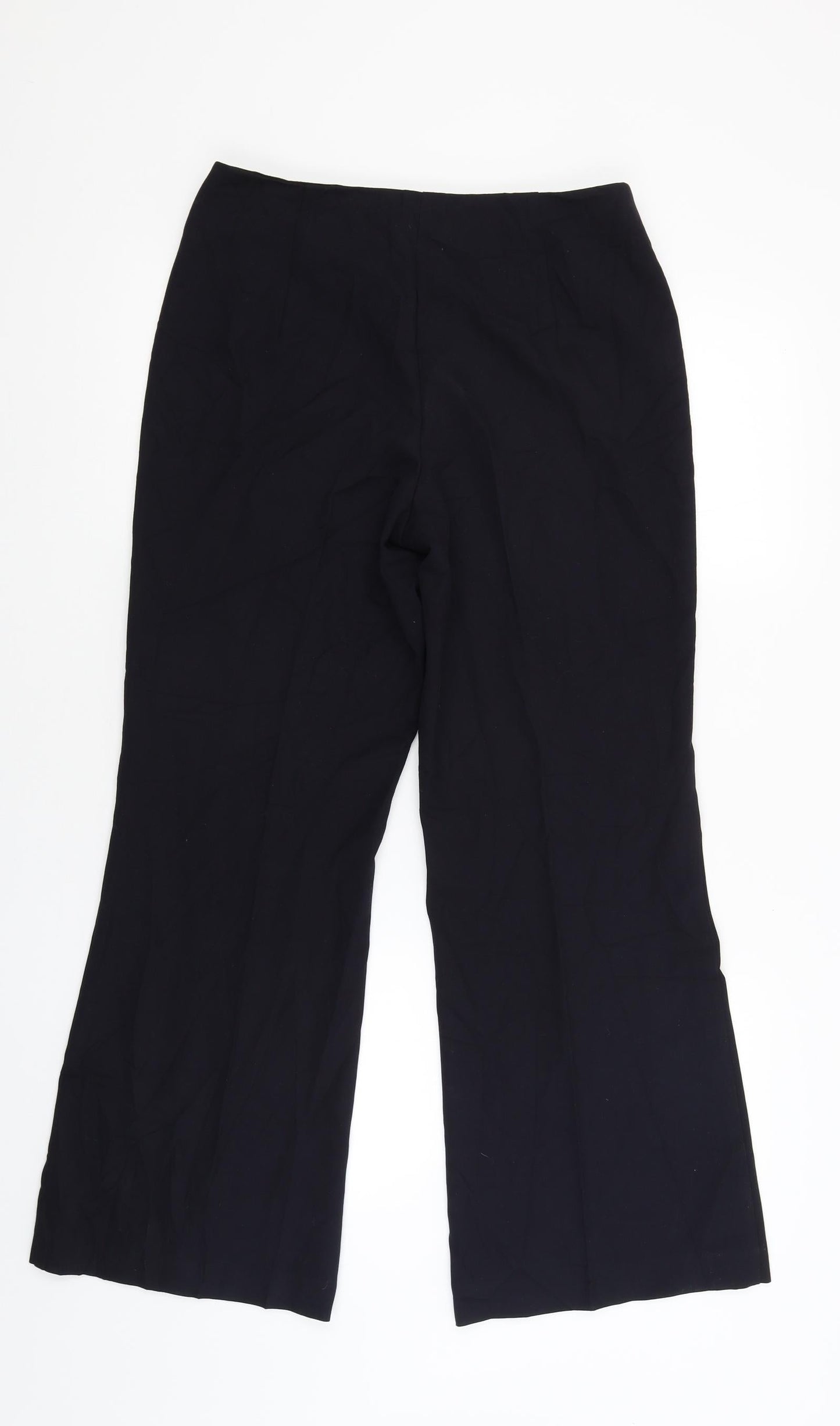 Womens UK Size 10 Marks and Spencer Regular Fit  Blue Trousers