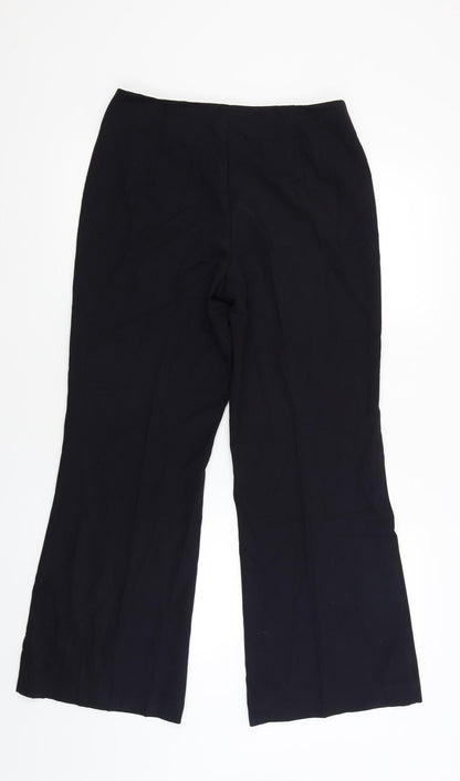 Womens UK Size 10 Marks and Spencer Regular Fit  Blue Trousers