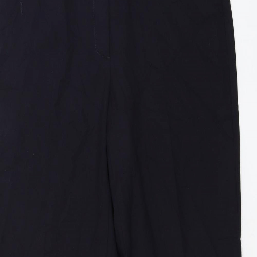 Womens UK Size 10 Marks and Spencer Regular Fit  Blue Trousers