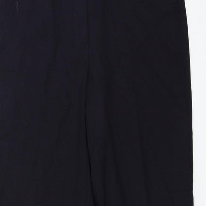 Womens UK Size 10 Marks and Spencer Regular Fit  Blue Trousers