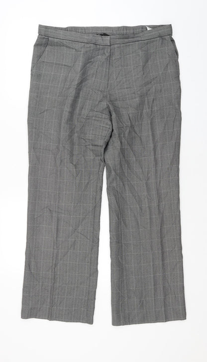 Womens UK Size 14 Marks and Spencer Regular Fit  Red Trousers