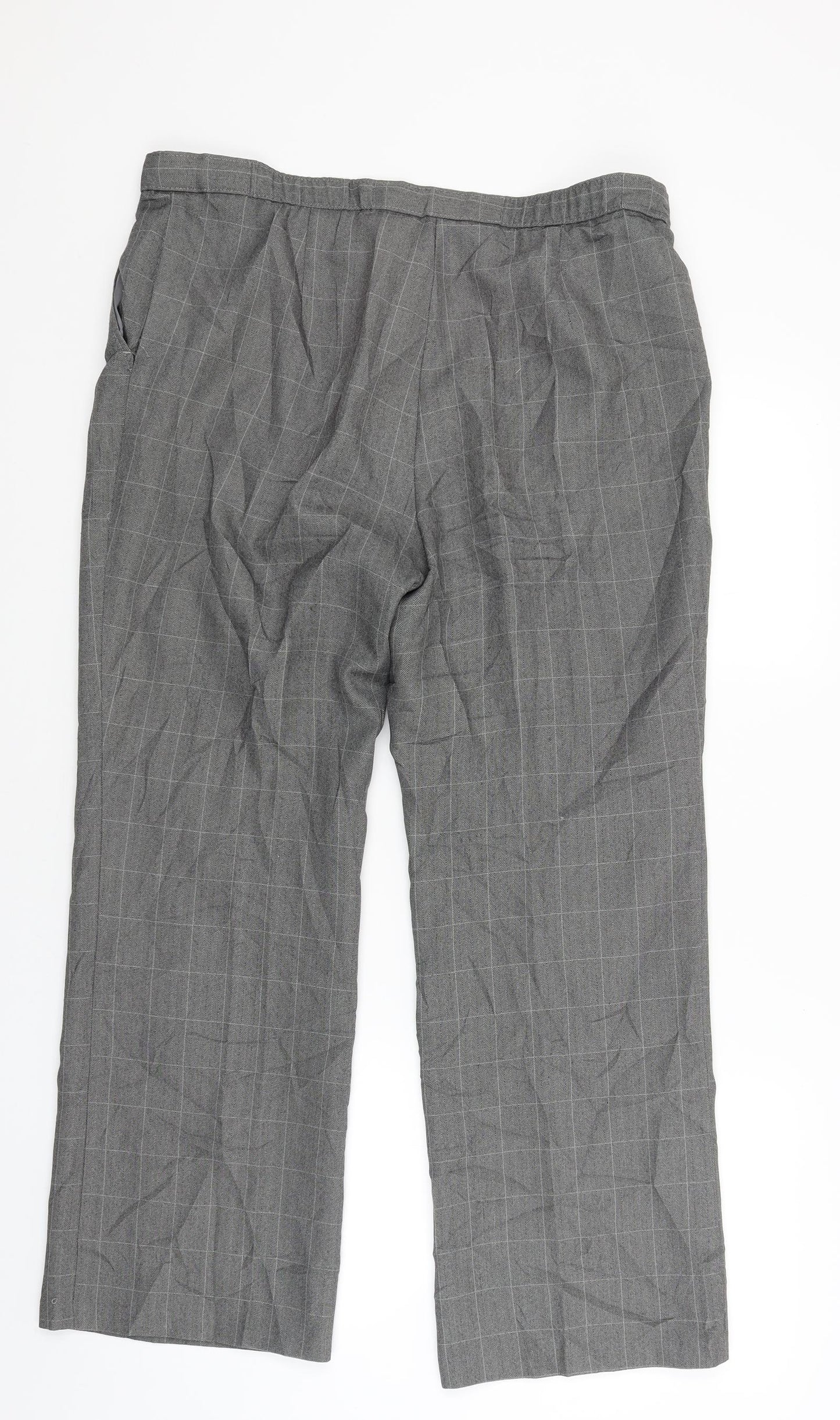 Womens UK Size 14 Marks and Spencer Regular Fit  Red Trousers