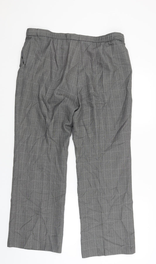 Womens UK Size 14 Marks and Spencer Regular Fit  Red Trousers
