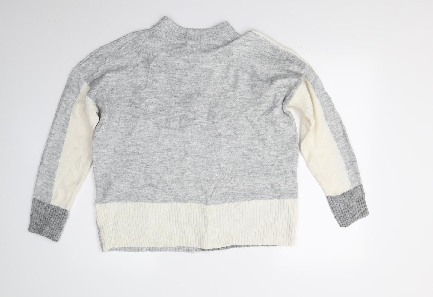 George Womens Grey  Knit Pullover Jumper Size M