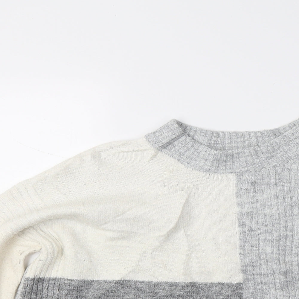 George Womens Grey  Knit Pullover Jumper Size M