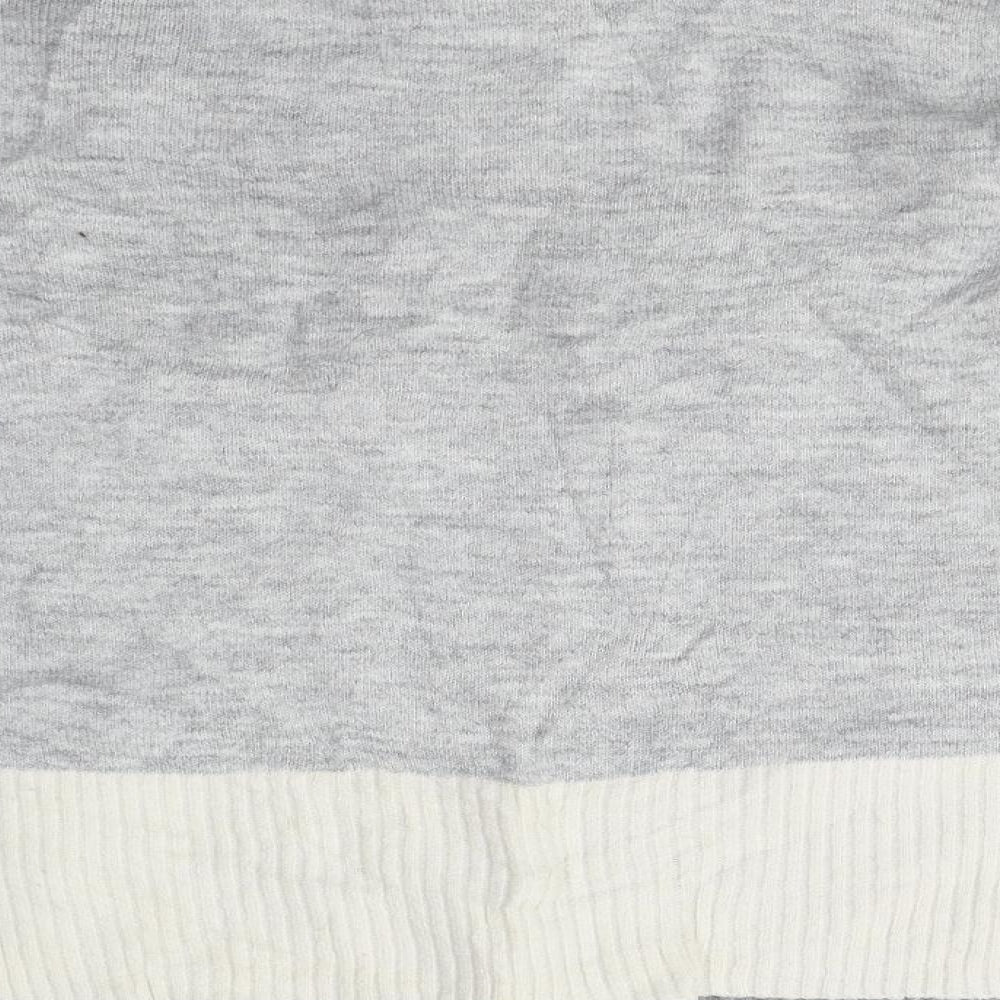 George Womens Grey  Knit Pullover Jumper Size M