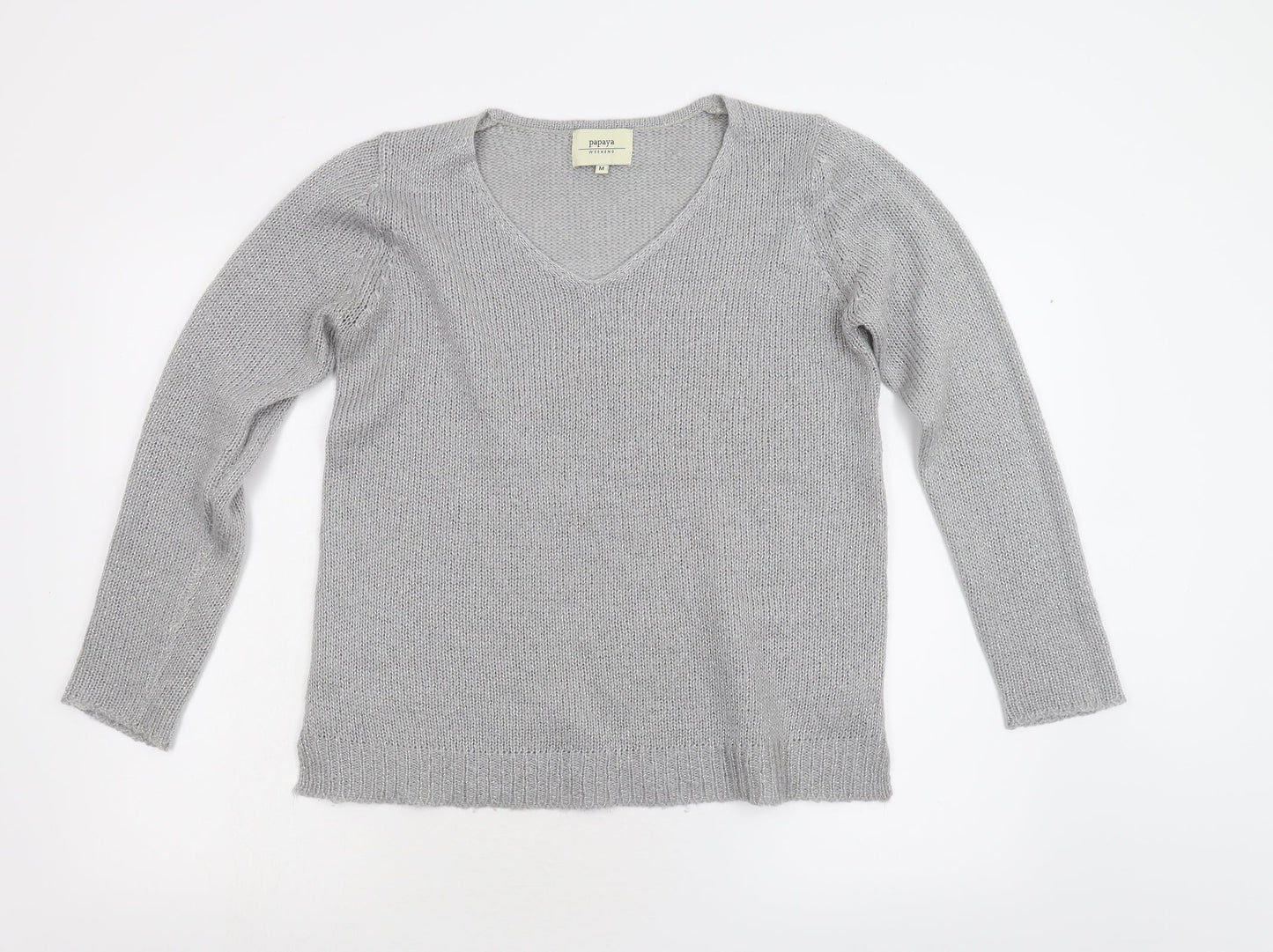 Womens UK Size M Matalan Grey Pullover Jumper