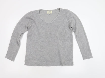 Womens UK Size M Matalan Grey Pullover Jumper