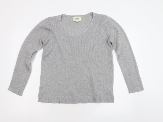 Womens UK Size M Matalan Grey Pullover Jumper