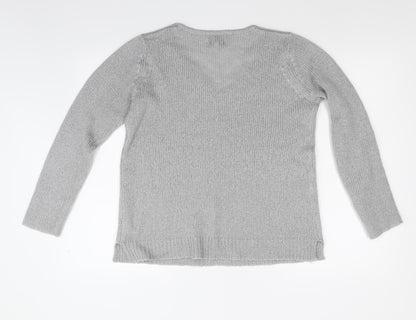 Womens UK Size M Matalan Grey Pullover Jumper