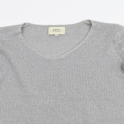 Womens UK Size M Matalan Grey Pullover Jumper
