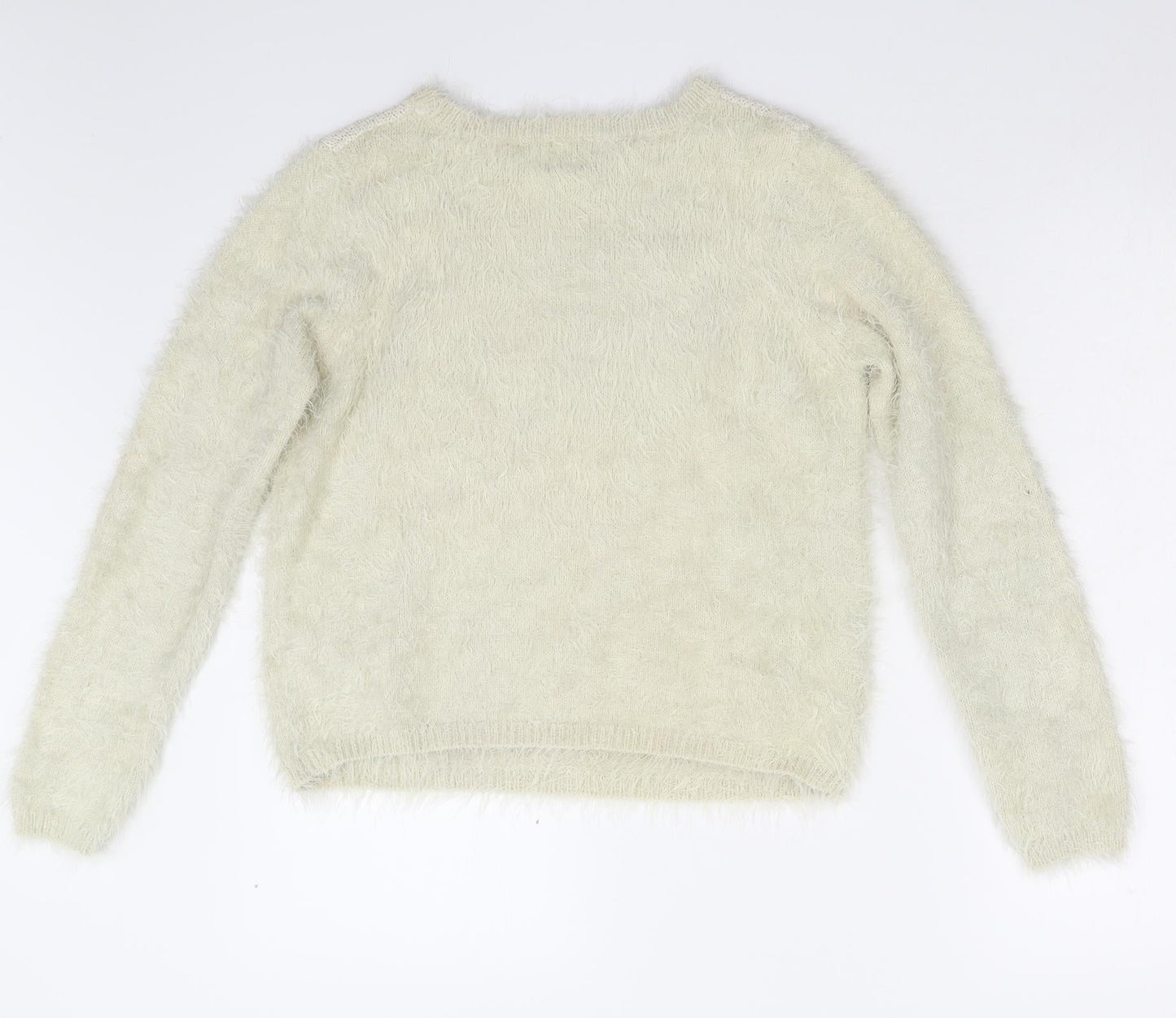 Womens UK Size 10 ASOS Beige Pullover Jumper