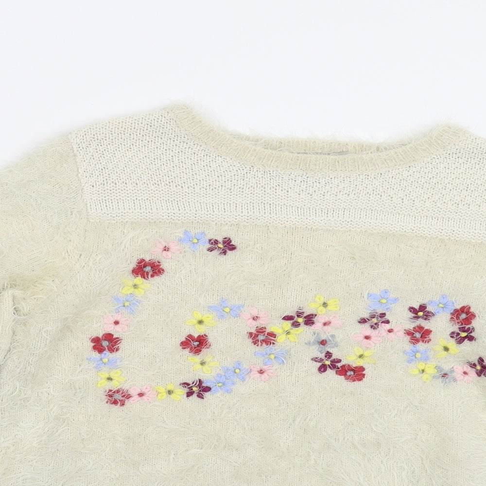 Womens UK Size 10 ASOS Beige Pullover Jumper