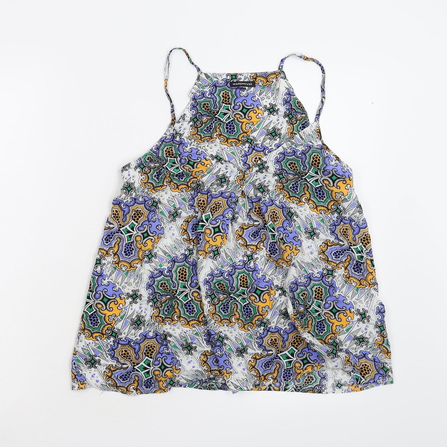 Womens UK Size 10 Warehouse Multicoloured Camisole Tank
