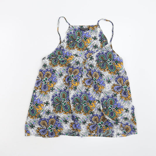 Womens UK Size 10 Warehouse Multicoloured Camisole Tank