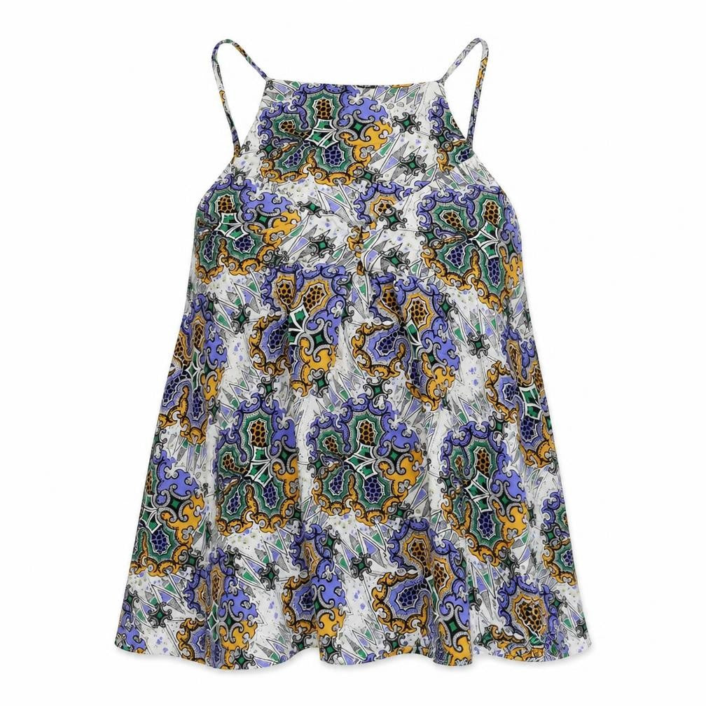 Womens UK Size 10 Warehouse Multicoloured Camisole Tank