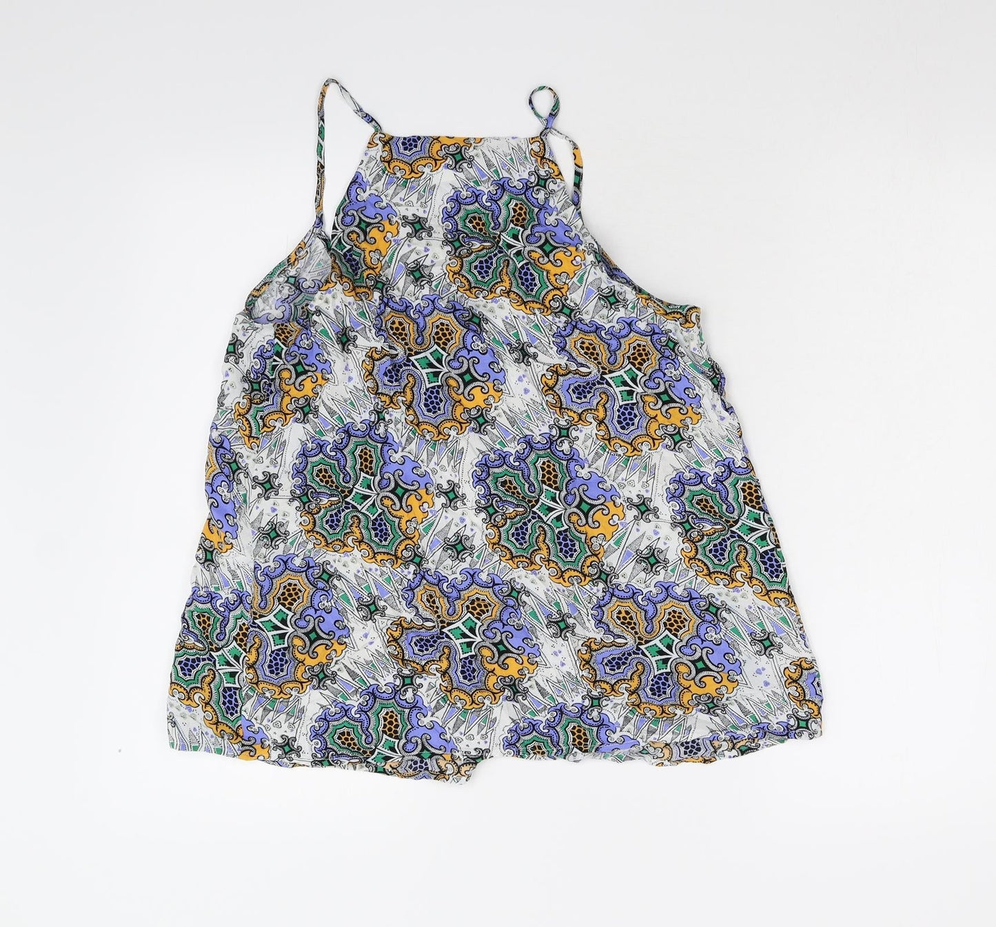 Womens UK Size 10 Warehouse Multicoloured Camisole Tank