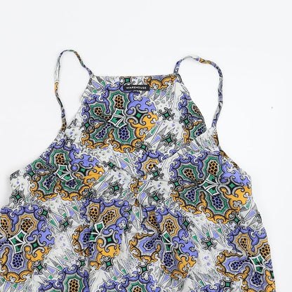 Womens UK Size 10 Warehouse Multicoloured Camisole Tank