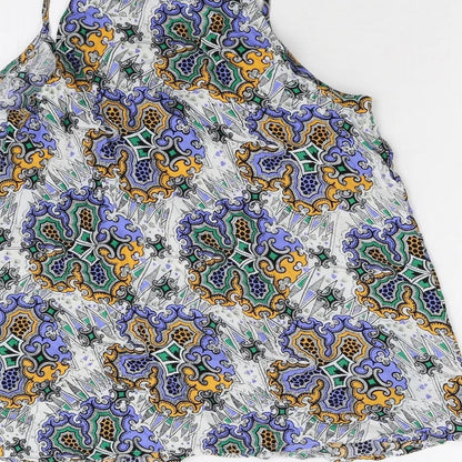 Womens UK Size 10 Warehouse Multicoloured Camisole Tank