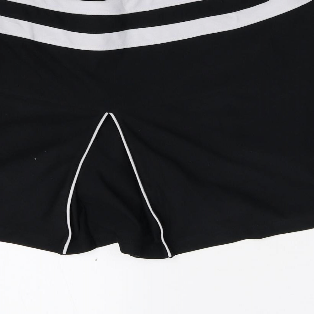 Wilson Womens Black   Athletic Shorts Size L - Skirt