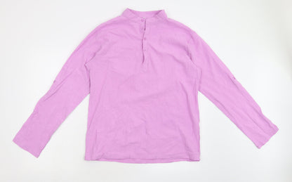 Mens UK Size M Preworn Pink  Button-Up Long Sleeve Casual Shirt