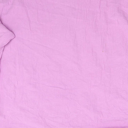 Mens UK Size M Preworn Pink  Button-Up Long Sleeve Casual Shirt