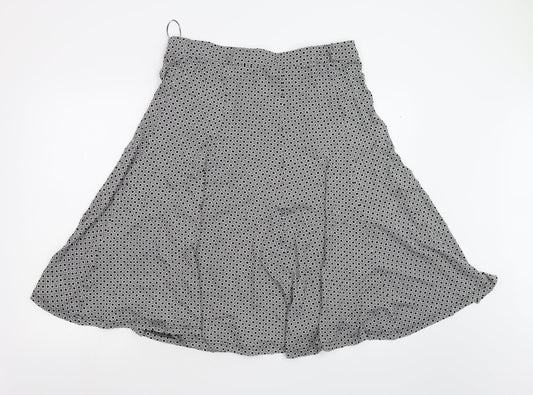 Autonomy Womens Multicoloured Geometric  Swing Skirt Size 16