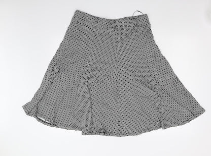 Autonomy Womens Multicoloured Geometric  Swing Skirt Size 16