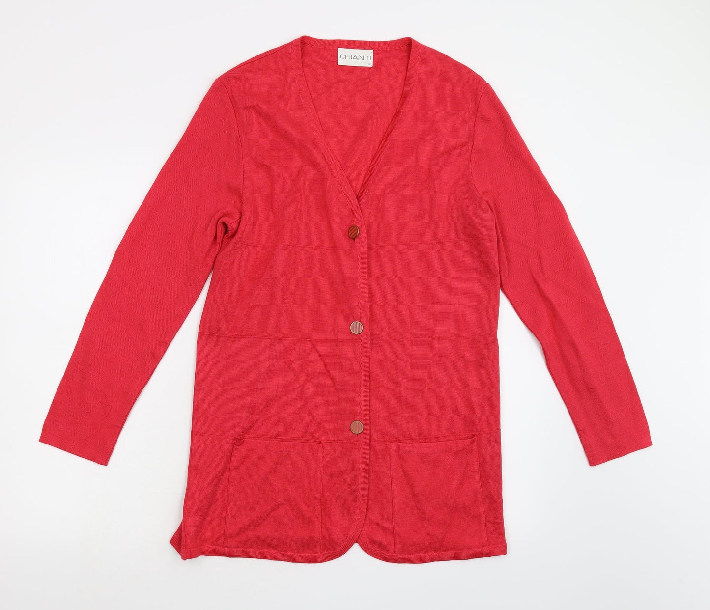 Chianti Womens Pink   Cardigan Jumper Size M