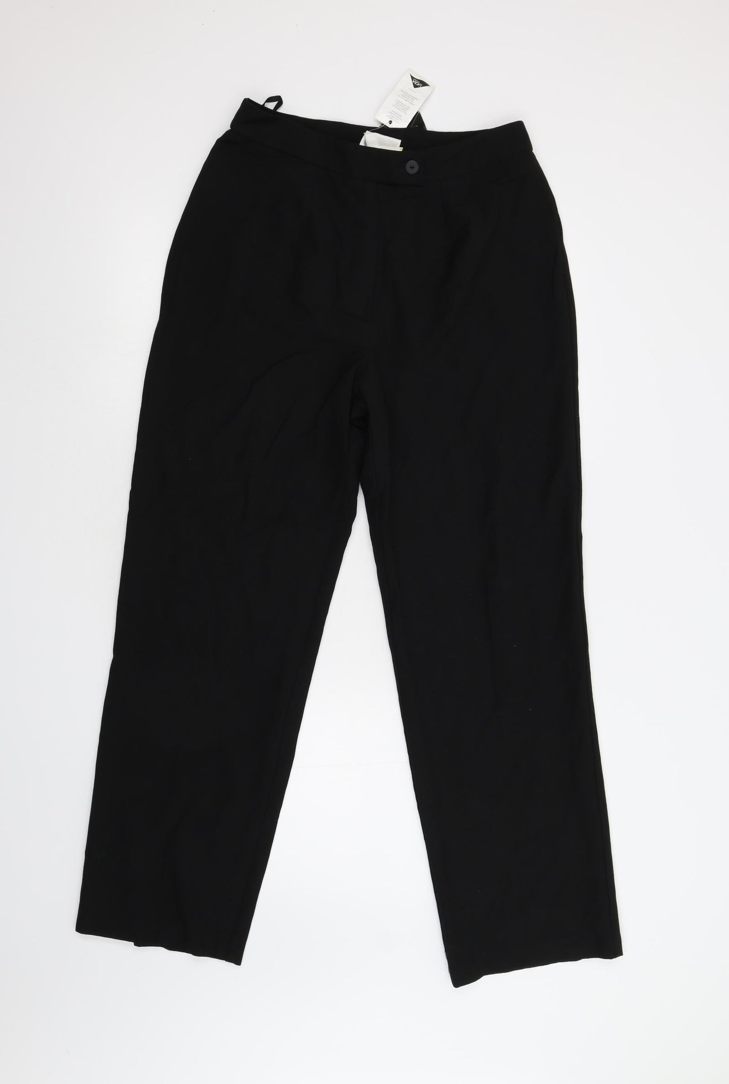 Womens UK Size 14 Modern Classics Regular Fit  Black Trousers