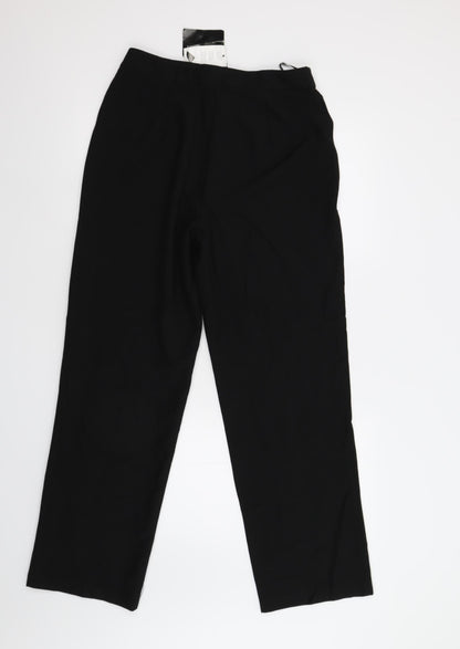 Womens UK Size 14 Modern Classics Regular Fit  Black Trousers