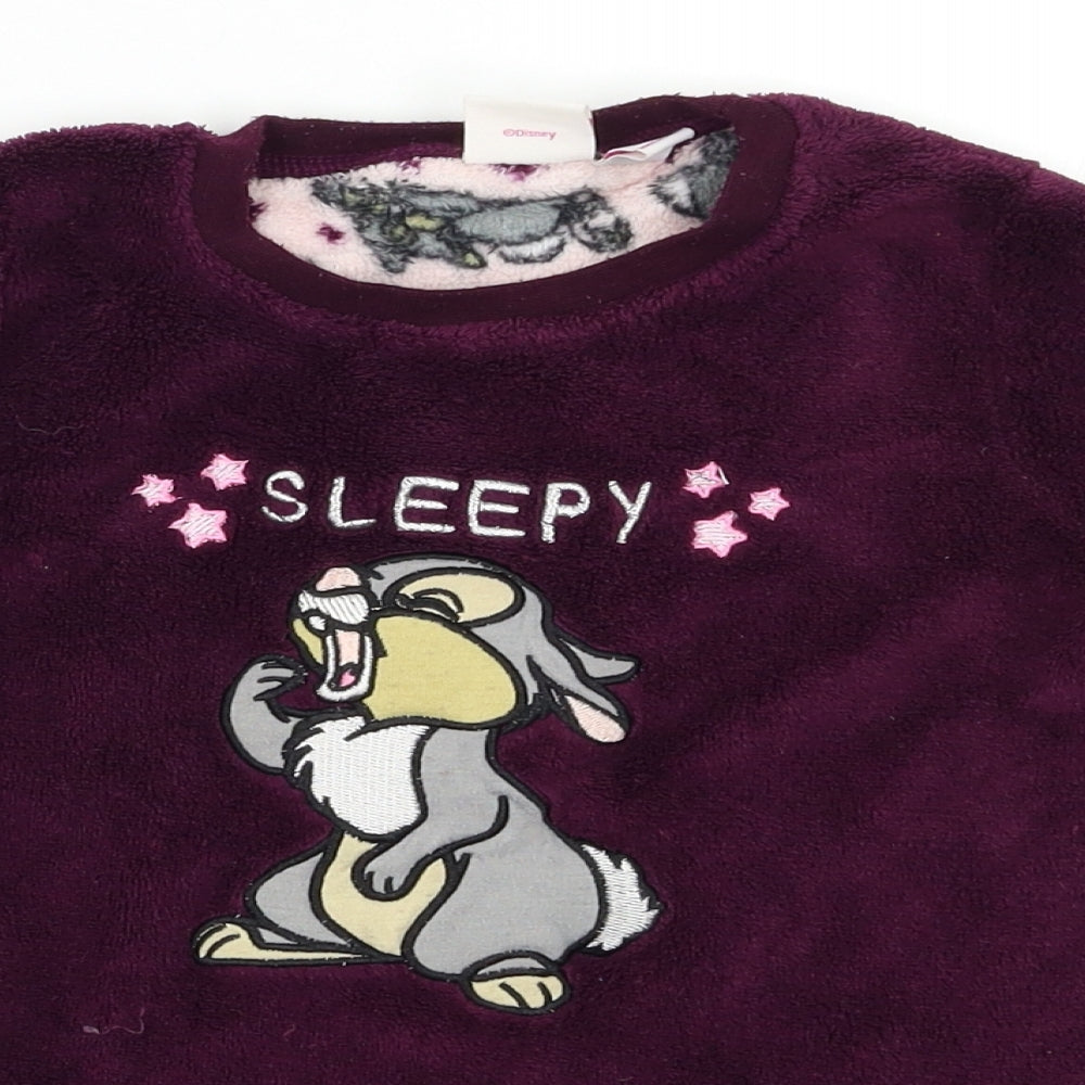 Disney Girls Purple   Top Pyjama Top Size 3-4 Years  - Sleepy