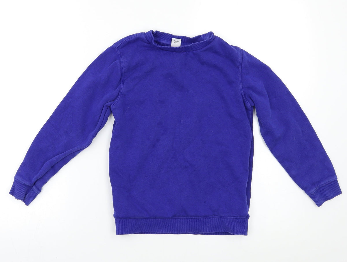 Tu Boys Blue   Pullover Sweatshirt Size 7 Years