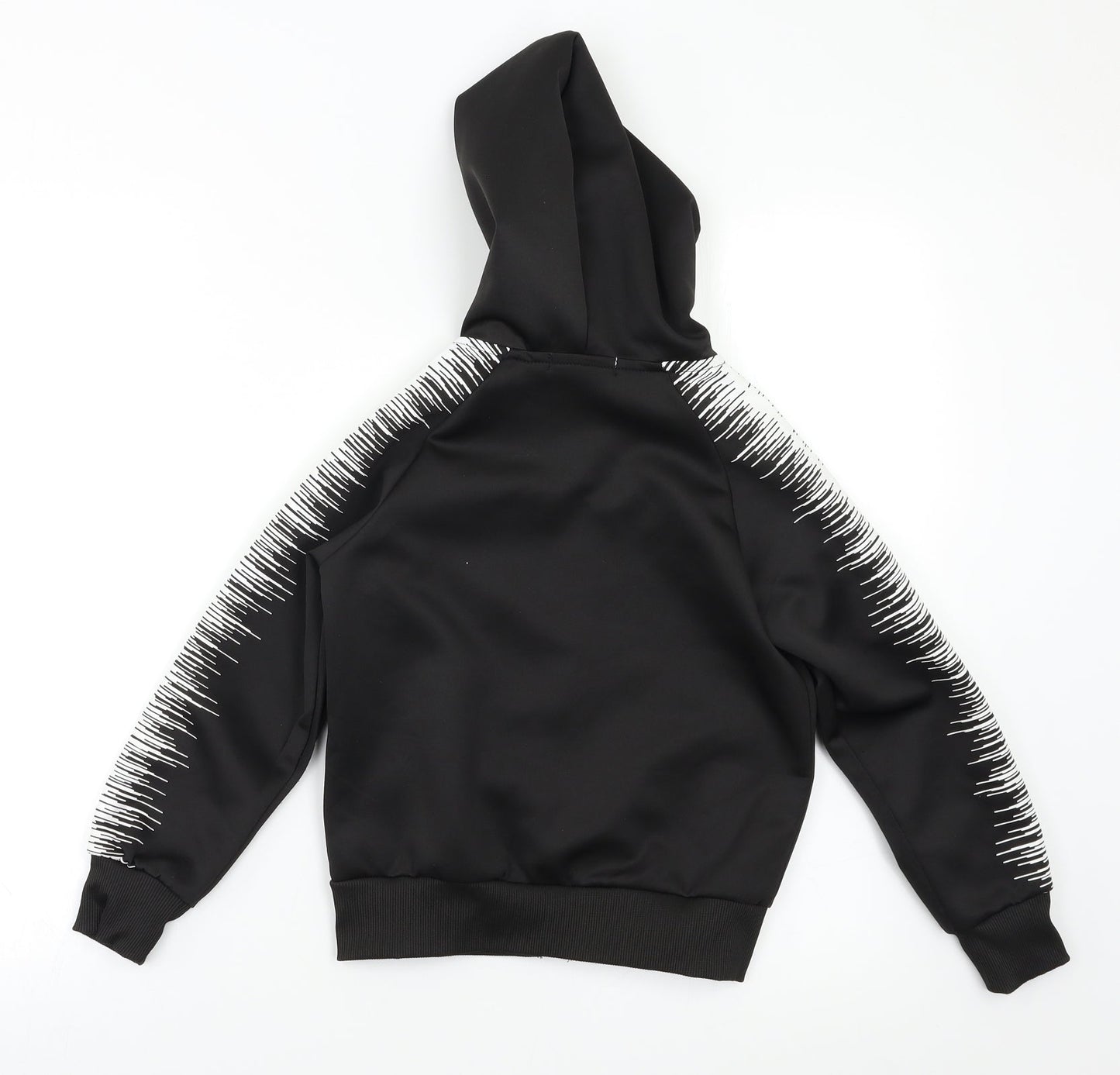 Yvon Fashion Boys Black   Full Zip Hoodie Size 6 Years