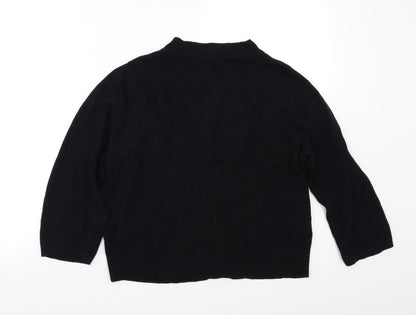 Womens UK Size 16 Matalan Black Cardigan Jumper
