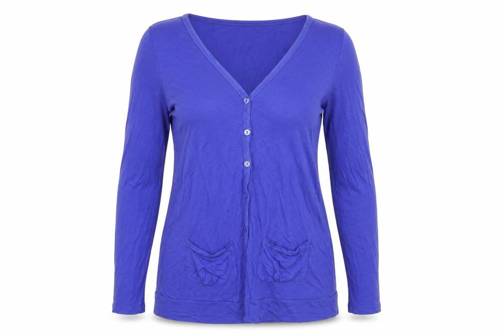 Womens UK Size 12 Be You Blue Cardigan Jumper