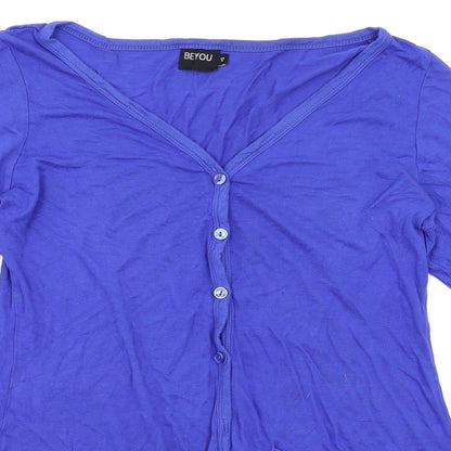 Womens UK Size 12 Be You Blue Cardigan Jumper