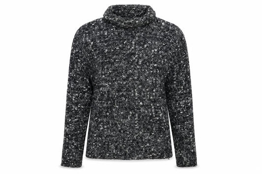 Topshop Womens Grey Herringbone  Pullover Jumper Size 12