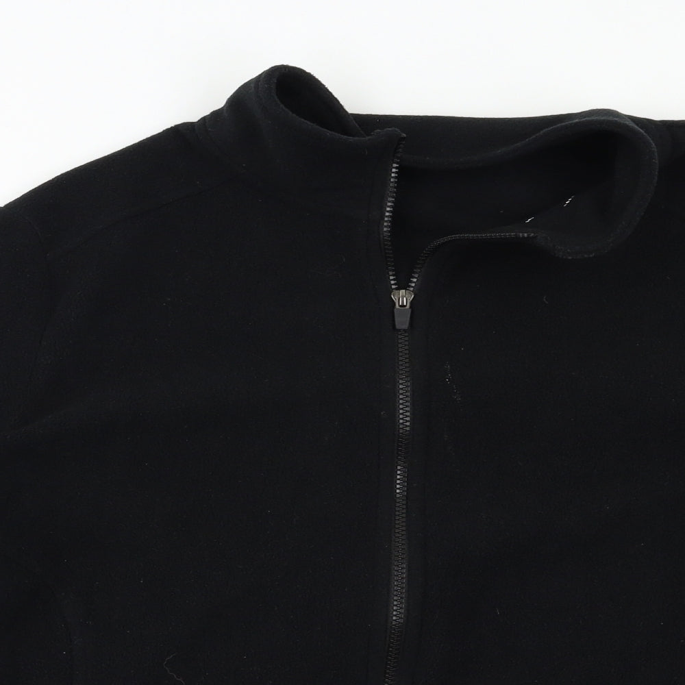 Peacocks Womens Black   Full Zip Sweatshirt Size 18