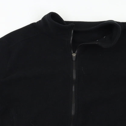 Peacocks Womens Black   Full Zip Sweatshirt Size 18