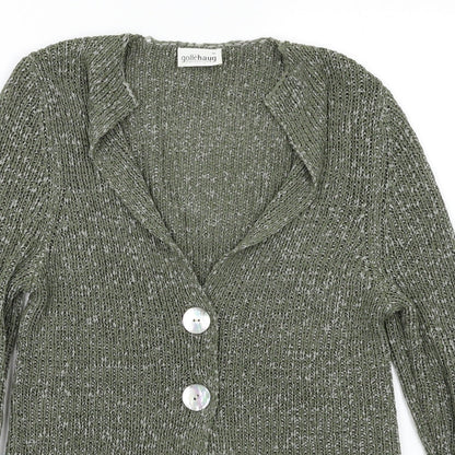 GolleHaug Womens Green   Cardigan Jumper Size 8
